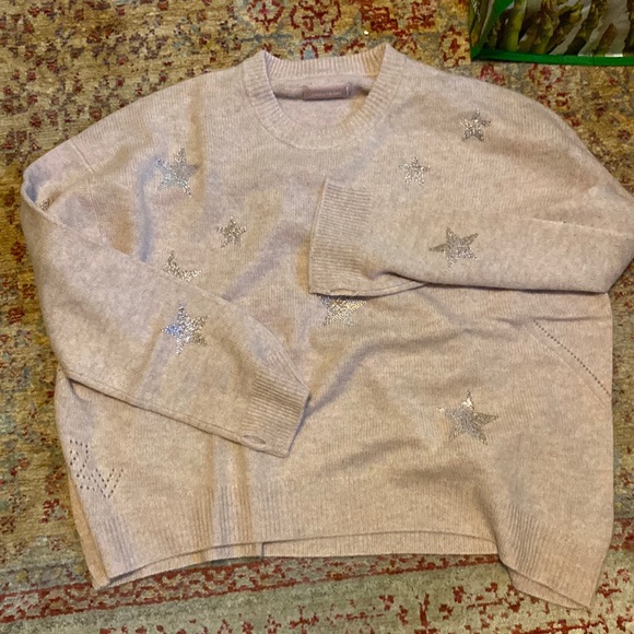 NWT zadig and Voltaire Markus pink sweater sz L - Picture 1 of 8